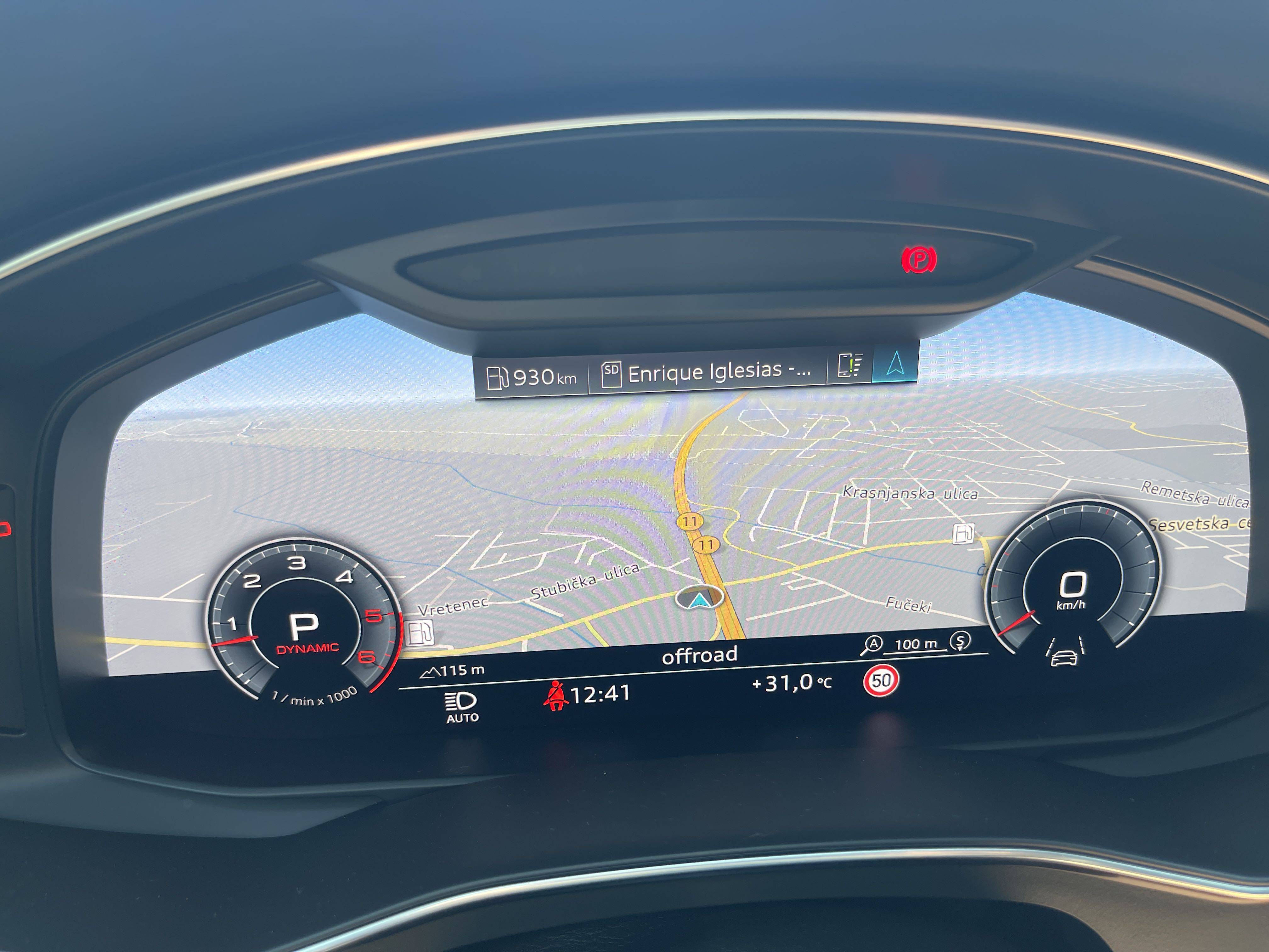 Digital instrument panel